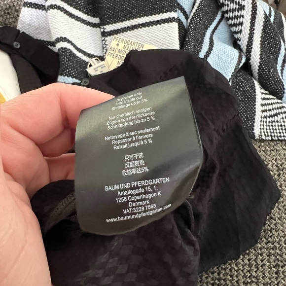 Tree And Horse Garden megara black deep v neck blouse - Picture 8 of 15